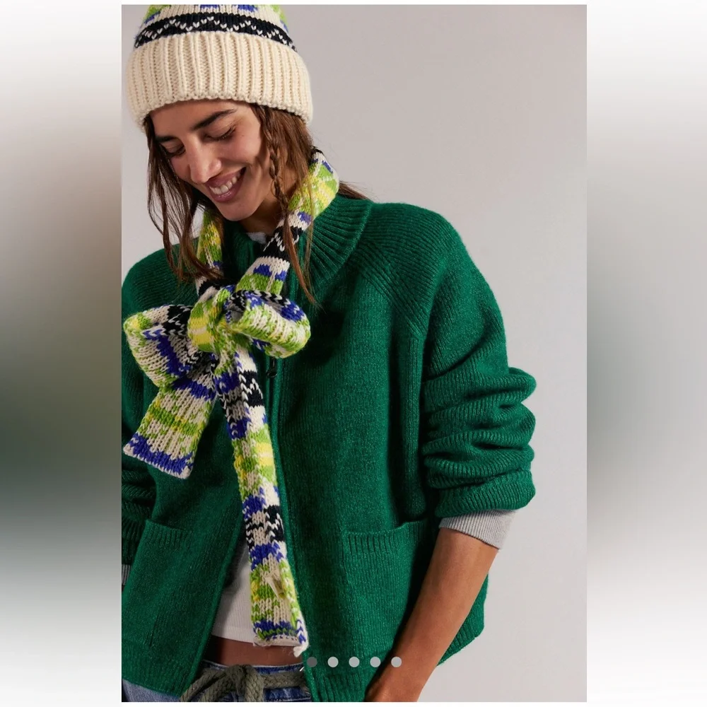 Free People Northern Lights Beanie + Scarf Set! NWT!